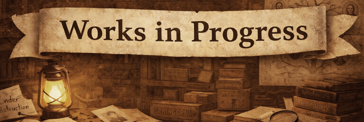 Works in Progress – This research is unfinished