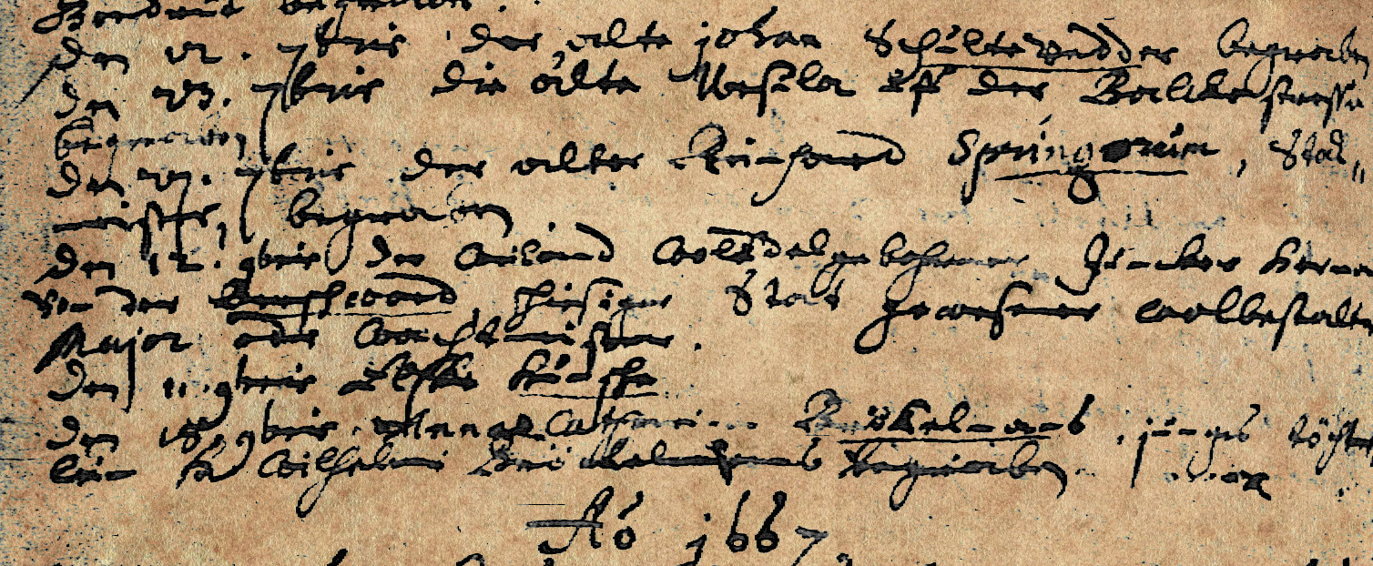 Burial of Reinhard Springorum