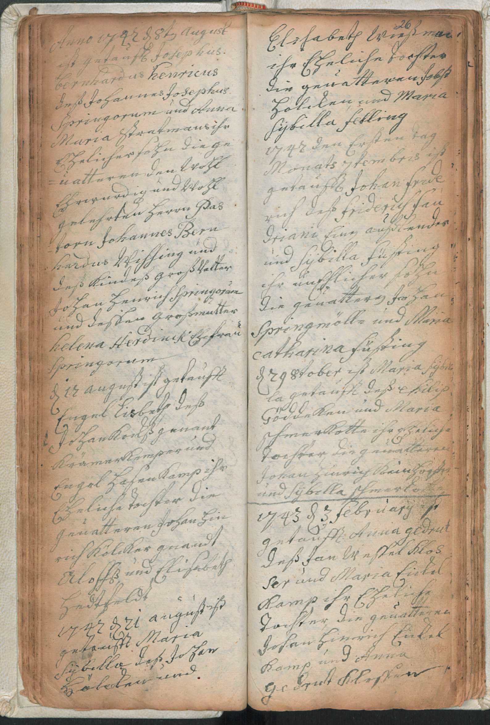 Baptism of Barend Springorum